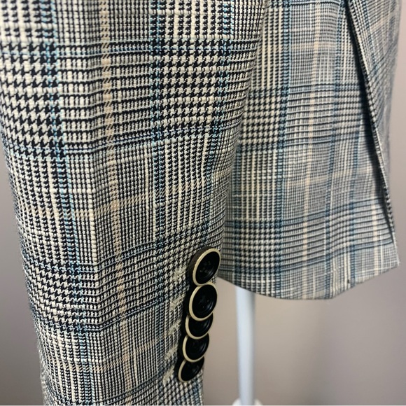 Veronica Beard Gia Dickey Check Houndstooth Blazer Jacket - Picture 5 of 14